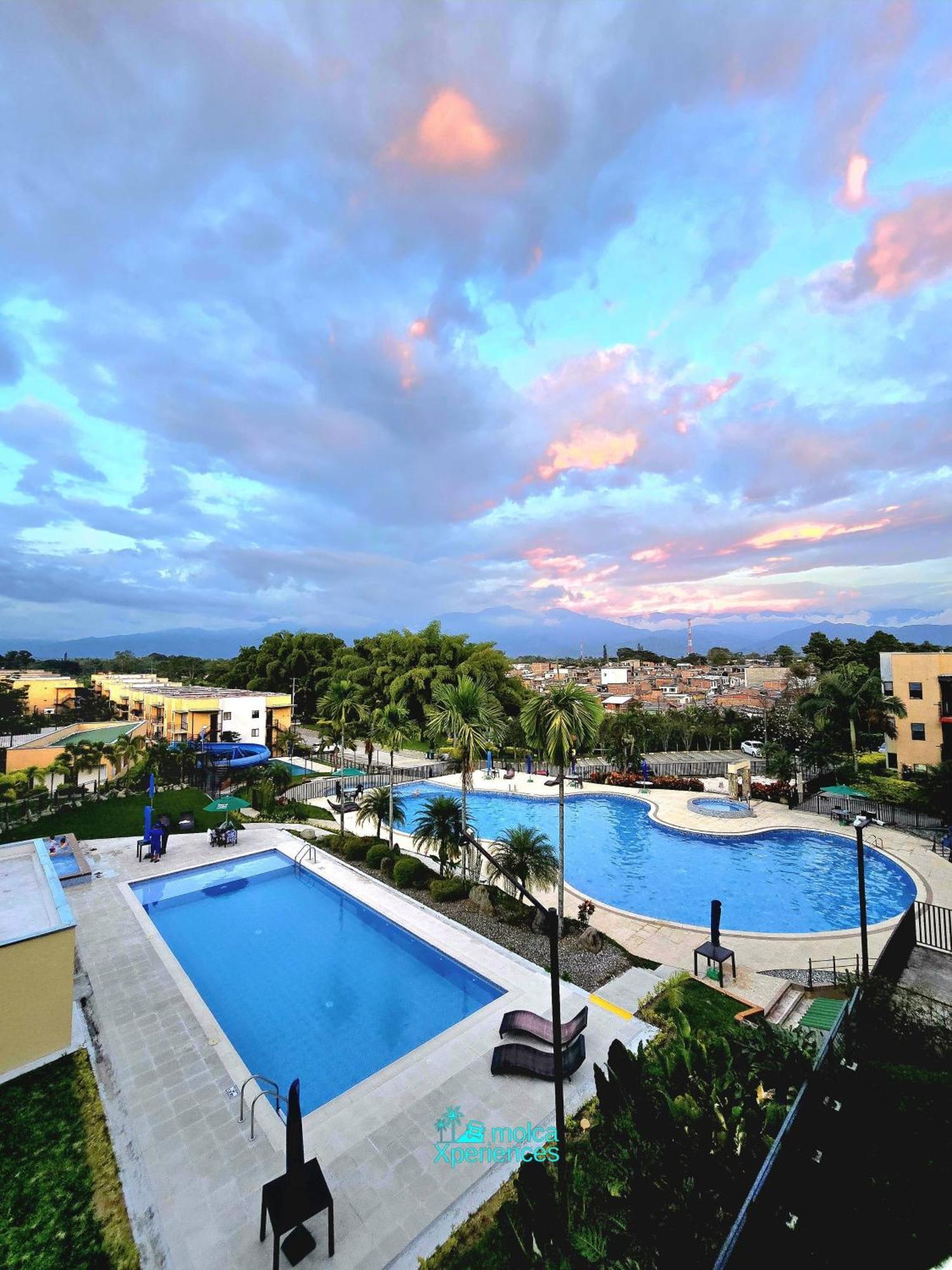Apartamento Privado Vacacional A 5M Del Aeropuerto, 20 Minutos Del Parque Del Cafe Y Centro De Armenia Con 4 Piscinas, 3 Jacuzzi, Sauna By Molca Xperiences 2H Exterior foto